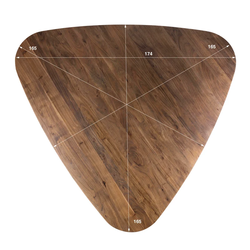 Eettafel Arcadia triangle 165