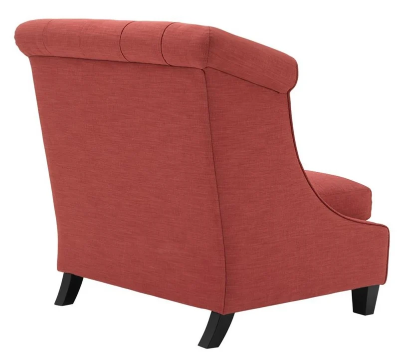 Casa Padrino Luxus Wohnzimmer Sessel Korallenrot 86 x 93 x H. 92 cm - Hotel Möbel