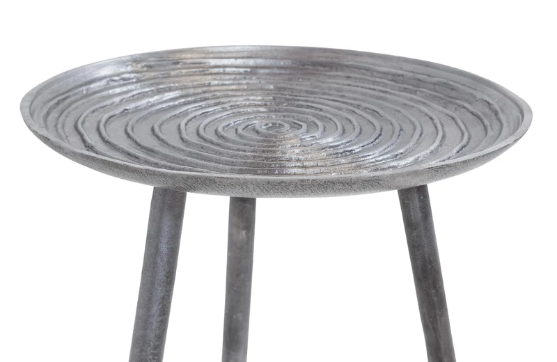 Beistelltisch SPIRAL 2er-Set Metall Platte