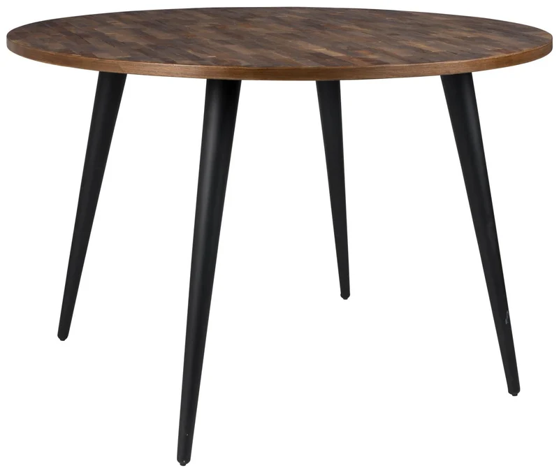 Runder Esstisch MO 110 cm - recycled Teak für ein gemütliches Ambiente