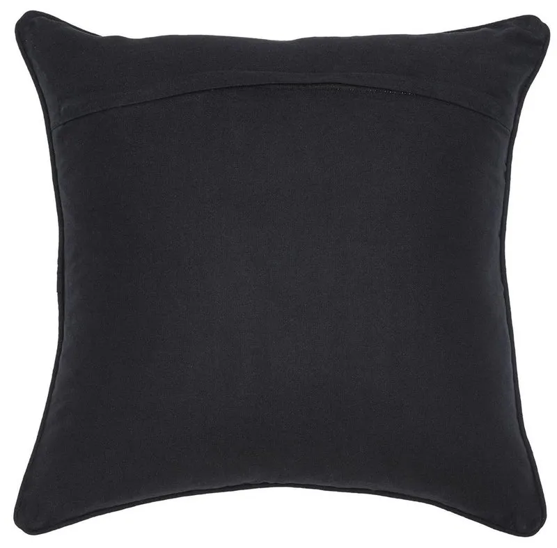 Casa Padrino Luxus Deko Kissen Schwarz / Gold 50 x 50 cm - Edles Zierkissen mit elegantem Muster - Luxus Qualität - Hotel Kollektion