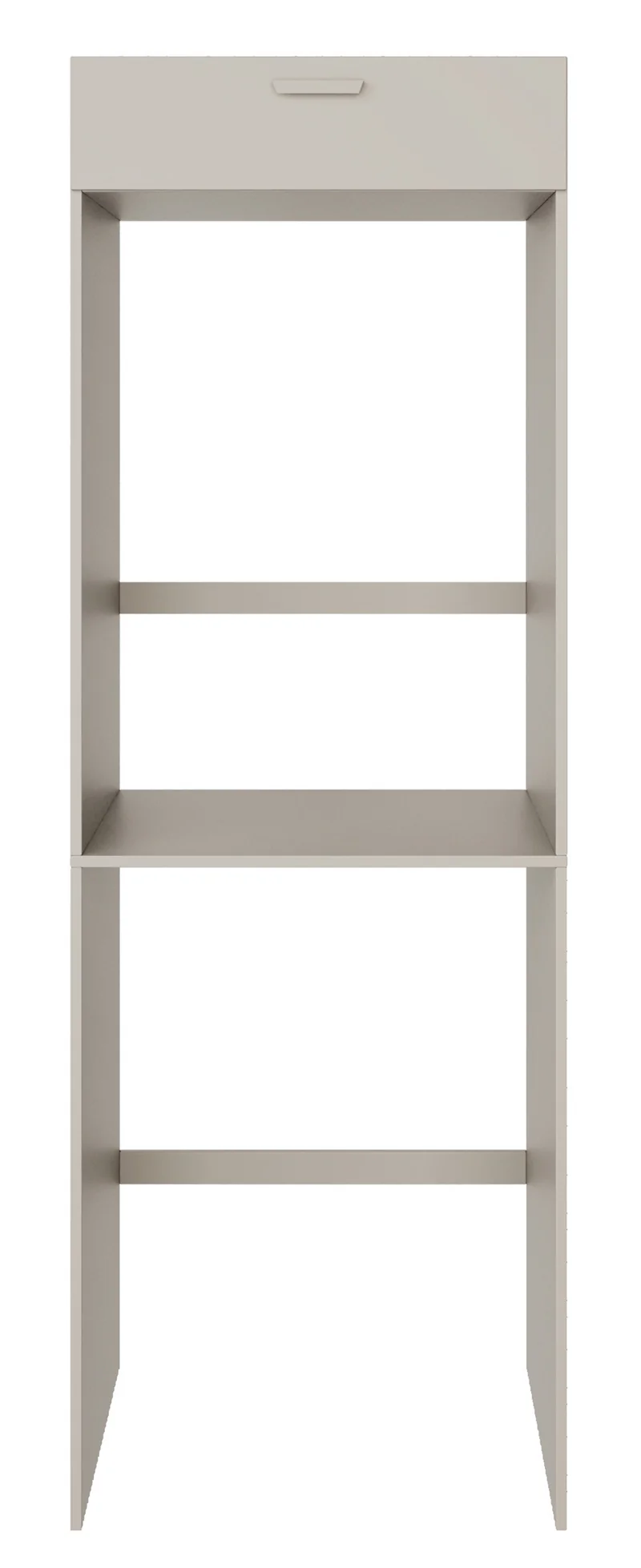Zweikammer-Hängeschrank über der Waschmaschine Holv 68 cm Kaschmir