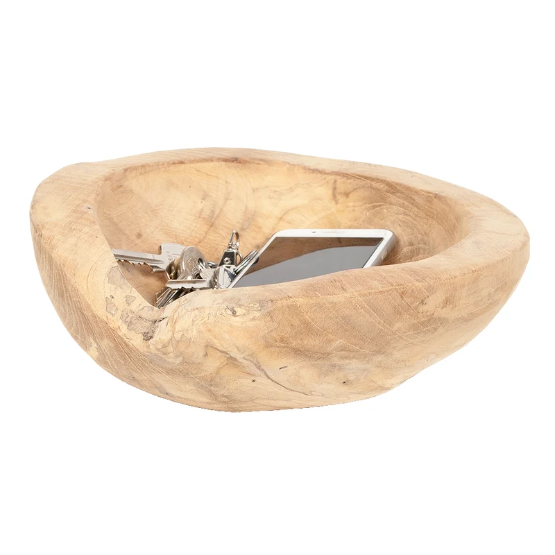 Teak Schale PREMIO ca. D25cm Natural