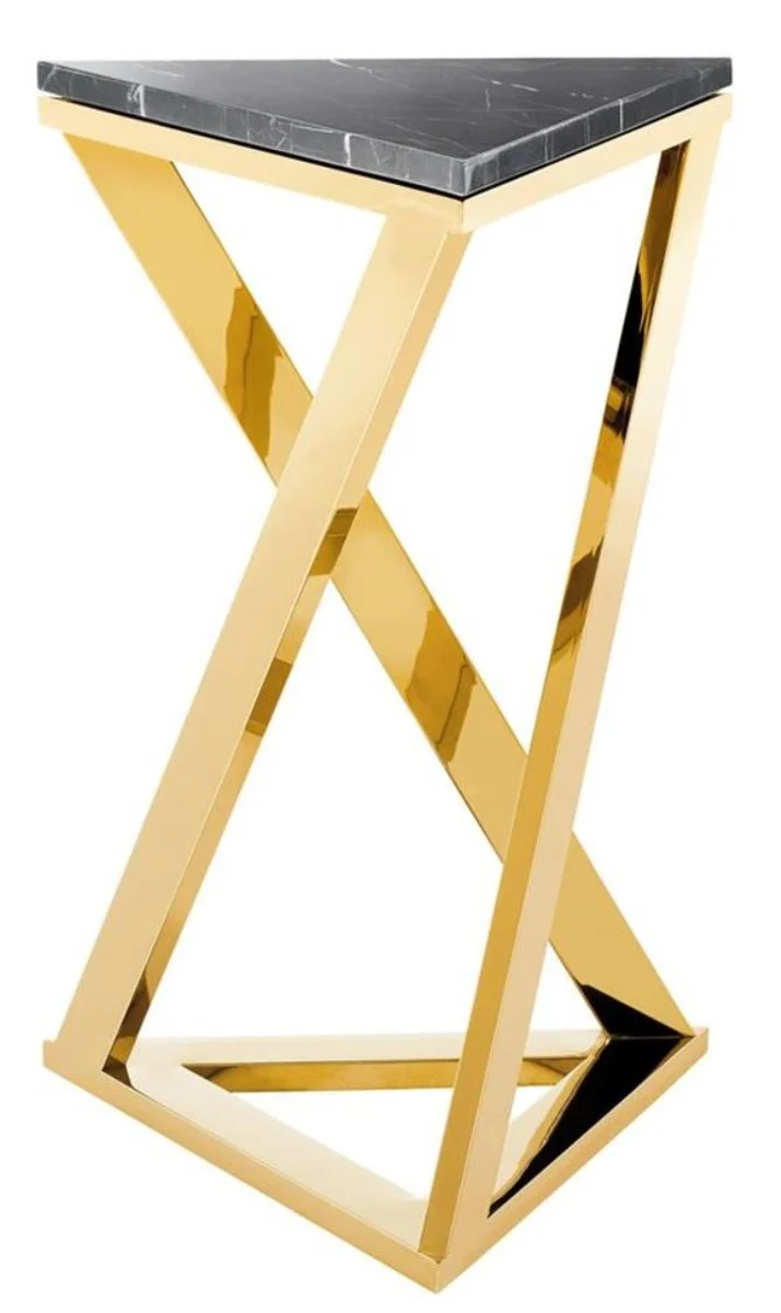 Casa Padrino Luxus Designer Beistelltisch Gold 43 x 37 x H. 65,5 cm - Limited Edition