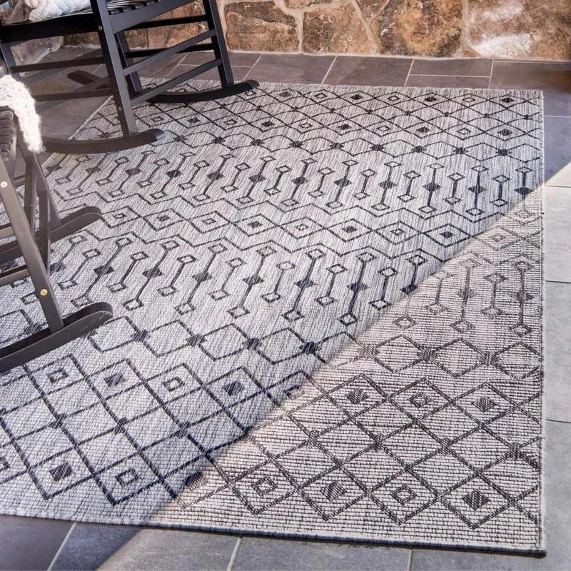 Teppich OUTDOOR CIATO Rechteckig Hellgrau 150x245 cm Indoor/Outdoor