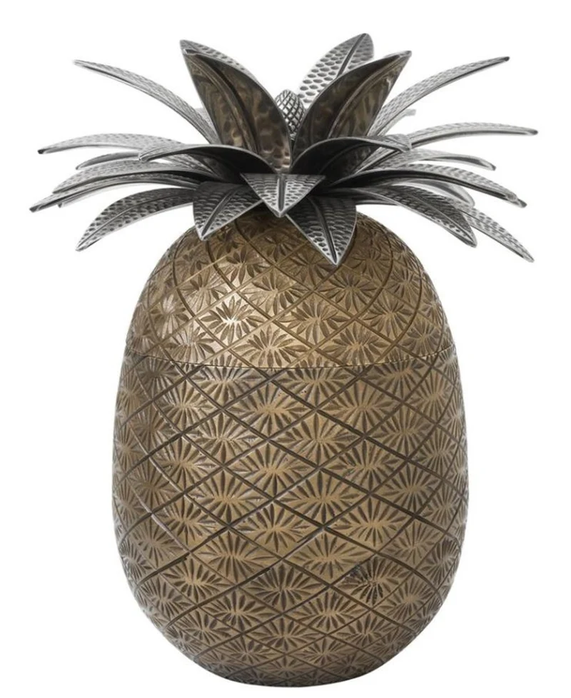 Casa Padrino Luxus Dekoration Ananas 16 x H. 28 cm - Designer Hotel Restaurant Deko