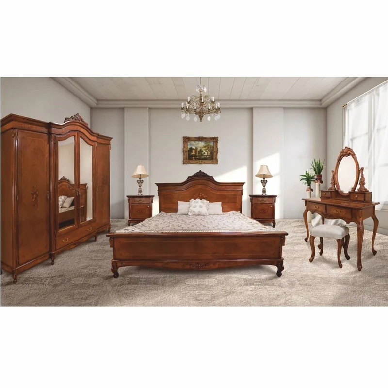 Casa Padrino Luxus Barock Nachtkommode Dunkelbraun H. 72,5 cm - Barock Möbel
