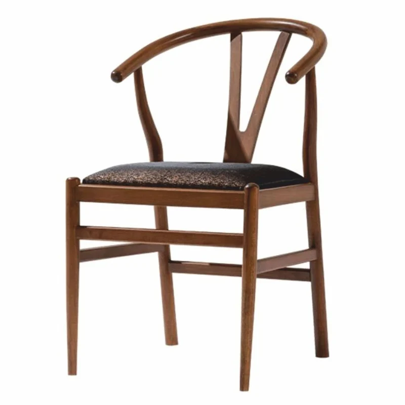 Casa Padrino Luxus Esszimmer Stuhl mit Armlehnen Braun / Schwarz H. 86 cm