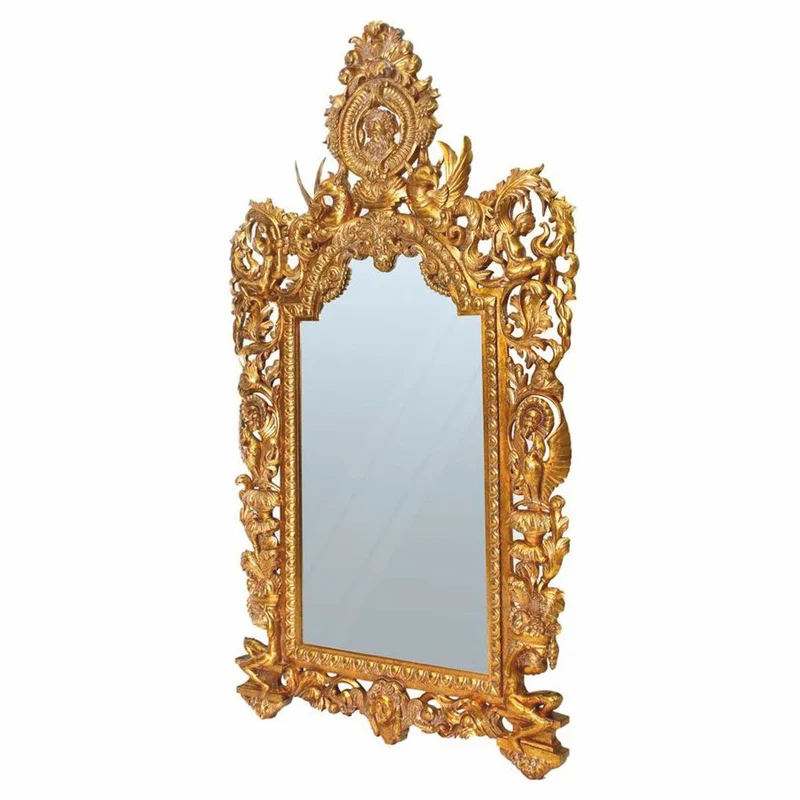 Casa Padrino Luxus Barock Spiegel Gold H. 255 cm - Prunkvolle Barock Möbel