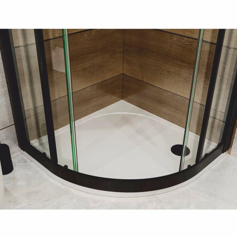Casa Padrino Luxus Duschwanne Hochglanz Weiß 79,4 cm - Badezimmer Interior