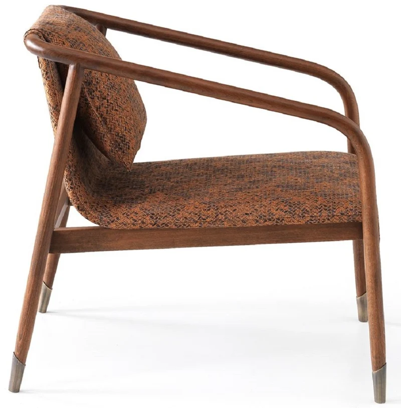 Casa Padrino Luxus Sessel Braun 63 x 83 x H. 77 cm - Wohnzimmer Sessel - Hotel Sessel - Wohnzimmer Möbel - Hotel Möbel - Luxus Möbel - Luxus Einrichtung
