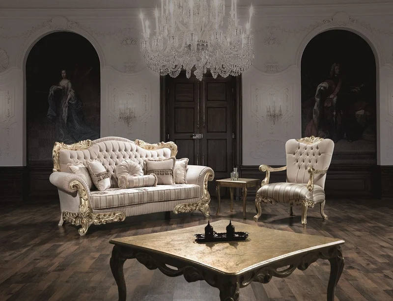 Casa Padrino Luxus Barock Couchtisch Antik Gold 100 x 100 x H. 45 cm - Quadratischer Antik Stil Wohnzimmertisch - Wohnzimmer Möbel im Barockstil