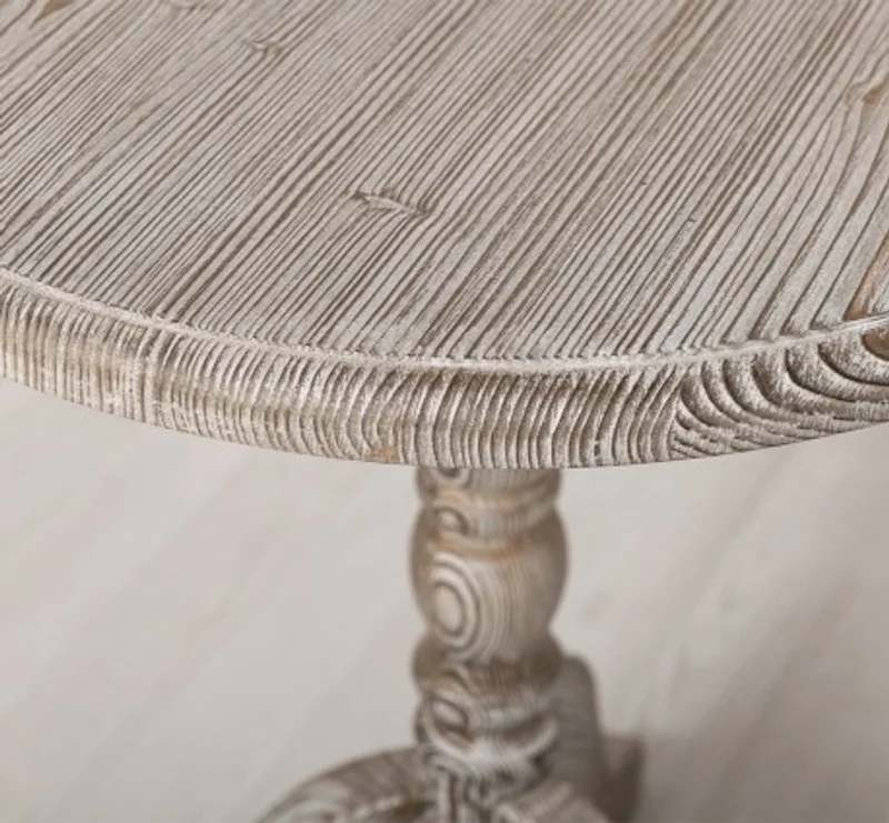 Casa Padrino Couchtisch im Landhausstil Sandkiefer, 60 x 60 x 78 cm