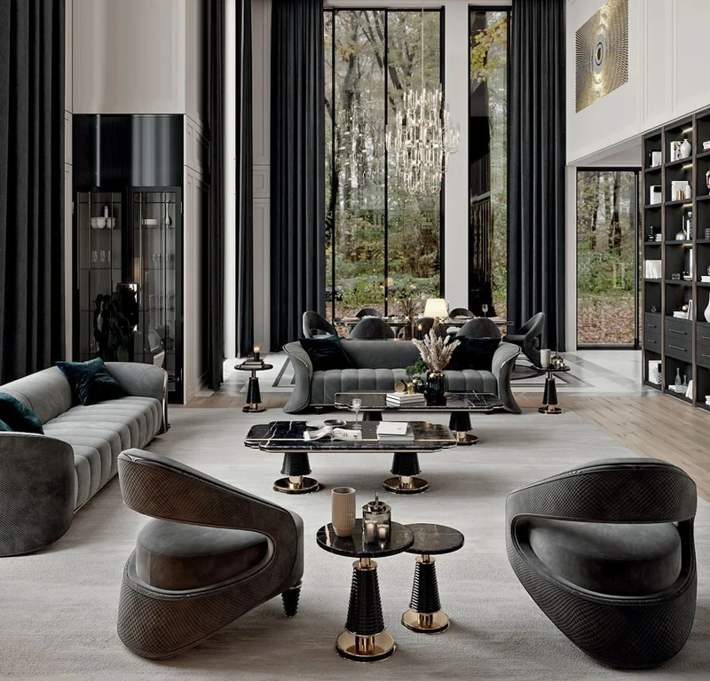 Casa Padrino Luxus Couchtisch Schwarz / Gold 150 x 80 x H. 42,5 cm - Wohnzimmertisch mit Kunstmarmor Tischplatte - Luxus Wohnzimmer Möbel - Hotel Möbel - Luxus Einrichtung - Hotel Einrichtung
