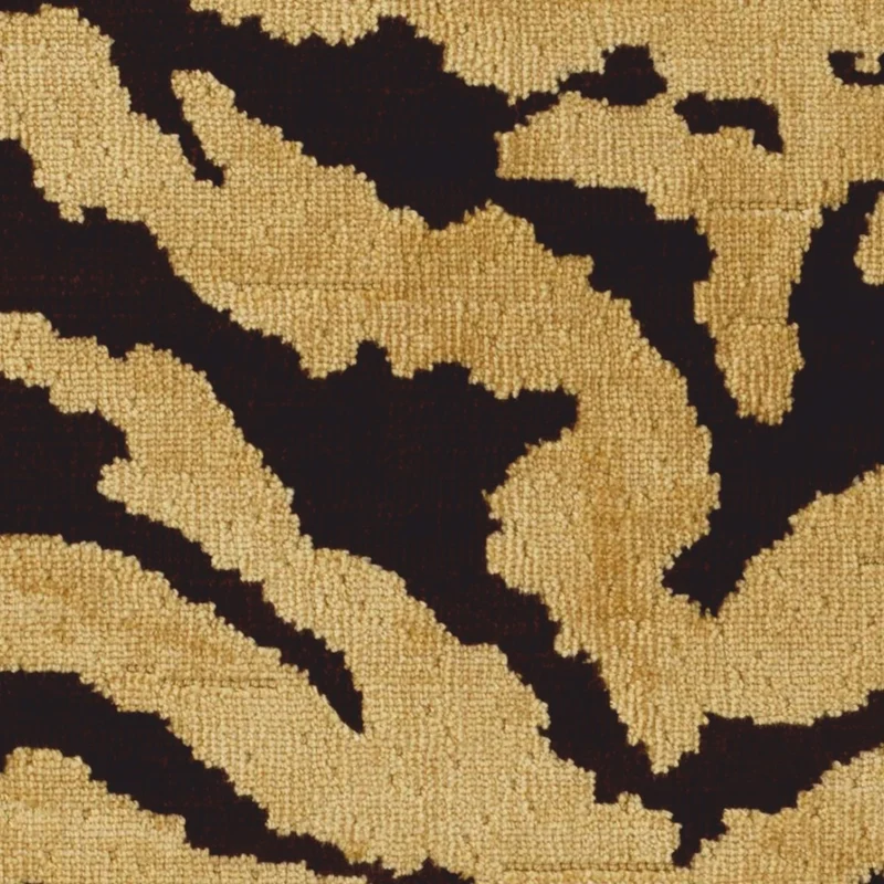 Casa Padrino Luxus Sessel mit Tiger Muster Gelb / Braun / Schwarz - Wohzimmer & Hotel Möbel