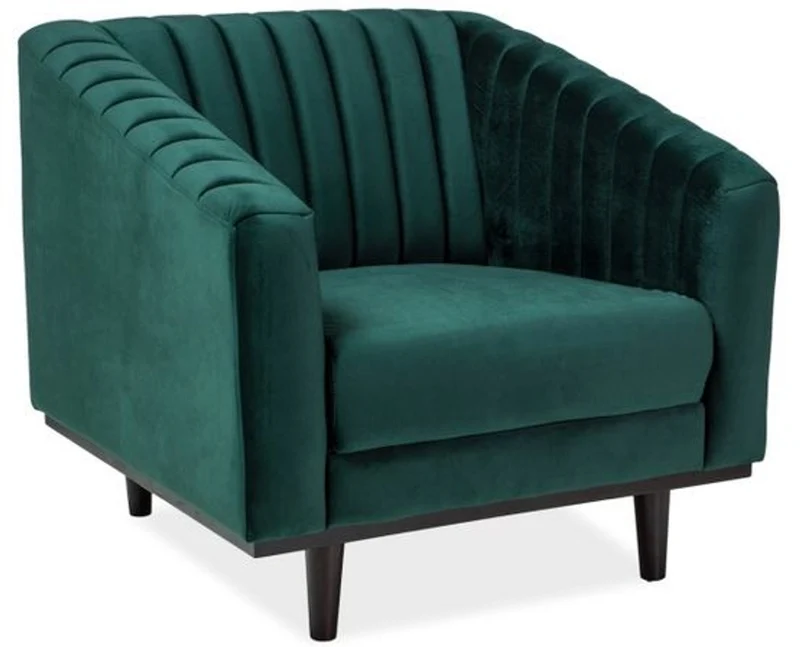 Casa Padrino Luxus Samt Sessel 83 x 85 x H. 78 cm - Verschiedene Farben - Wohnzimmer Sessel - Wohnzimmer Möbel