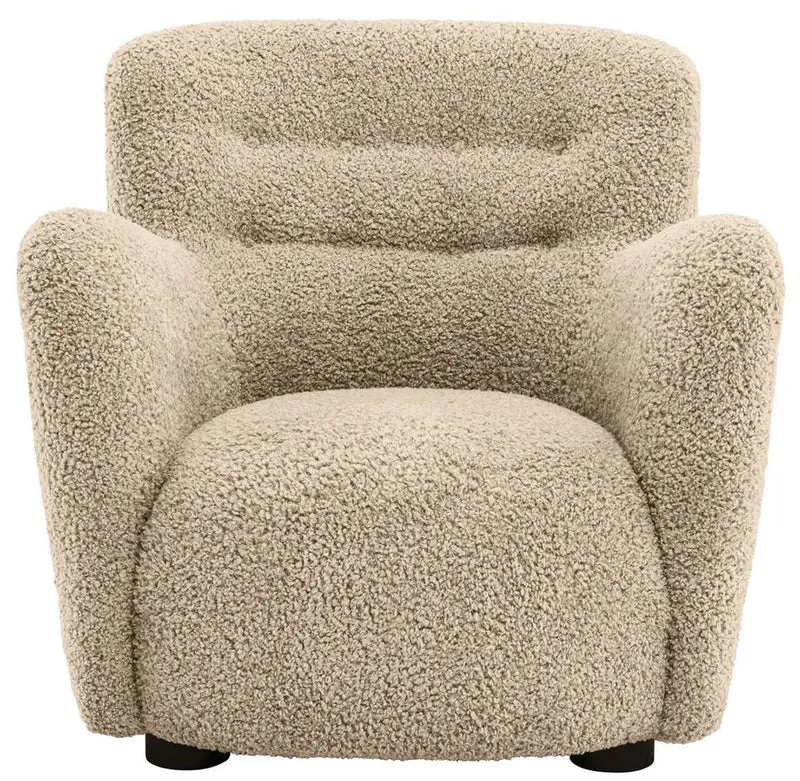 Casa Padrino Luxus Sessel Sandfarben / Schwarz 87 x 86 x H. 80 cm - Wohnzimmer Sessel - Hotel Sessel - Wohnzimmer Möbel - Luxus Möbel - Wohnzimmer Einrichtung - Luxus Einrichtung - Möbel Luxus