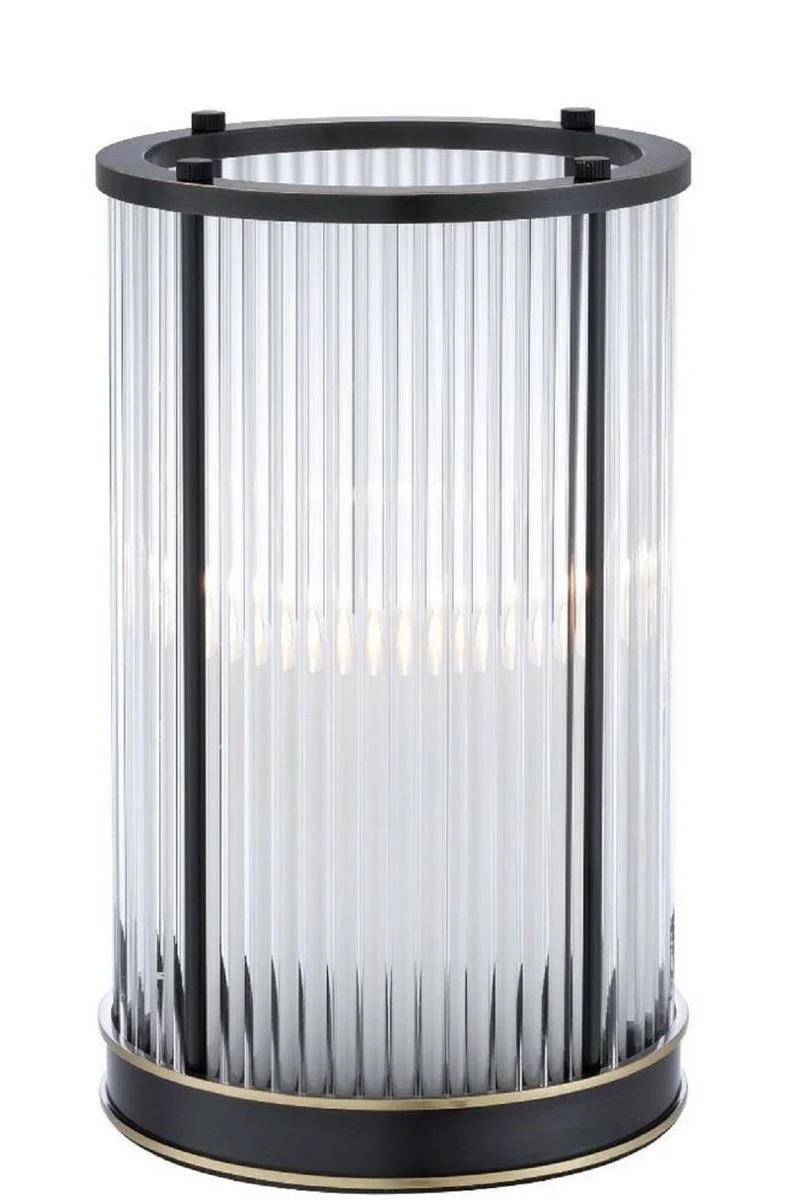 Casa Padrino Luxus Kerzenleuchter Bronze / Messing Ø 16,5 x H. 27,5 cm - Deko Accessoires - Luxus Qualität