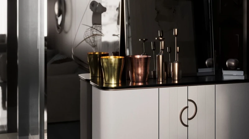 Casa Padrino Luxus Kupfer Champagnerkühler Ø 18 x H. 19 cm - Runder Weinkühler - Sektkühler - Gastronomie Accessoires - Restaurant Accessoires - Hotel Accessoires - Luxus Qualität