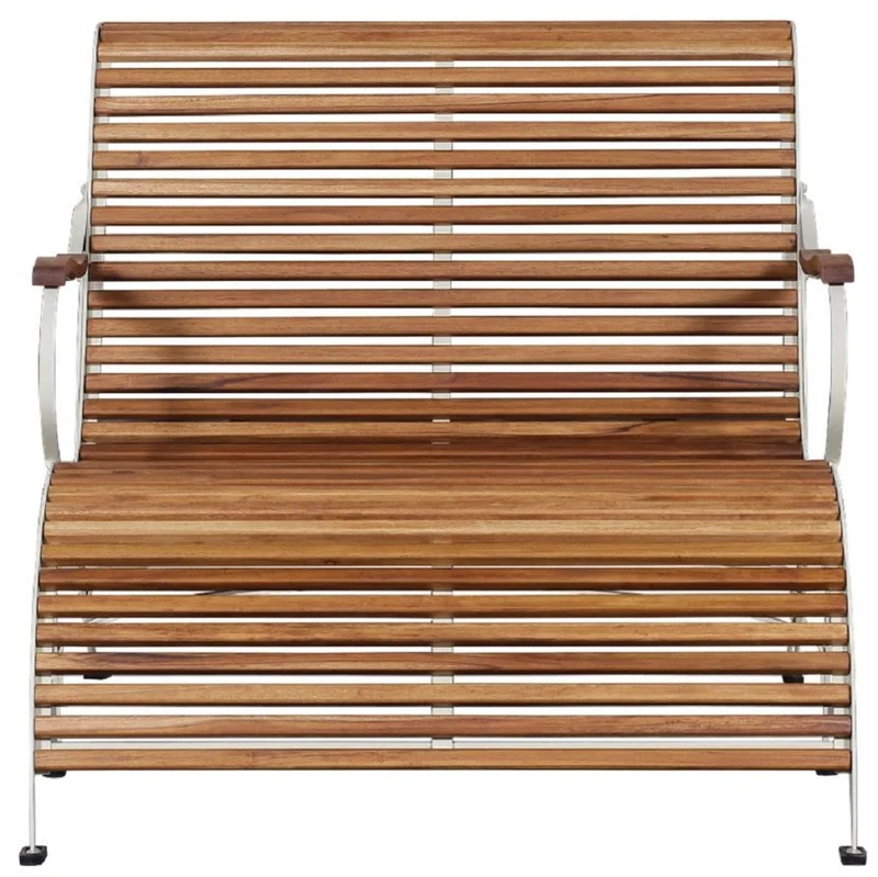 Casa Padrino Luxus Jugendstil Gartenbank Braun / Creme 107 x 150 x H. 91 cm - Garten & Terrassen Sitzbank mit Armlehnen und Fußstütze - Jugendstil Garten & Terrassen Möbel