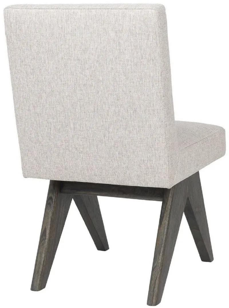 Casa Padrino Luxus Esszimmerstuhl Naturfarben / Braun 48 x 54 x H. 86 cm - Massivholz Küchenstuhl - Luxus Esszimmer Möbel