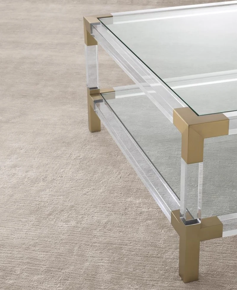 Casa Padrino Luxus Wohnzimmer Teppich Silber Sandfarben - Verschiedene Größen - Handgewebt