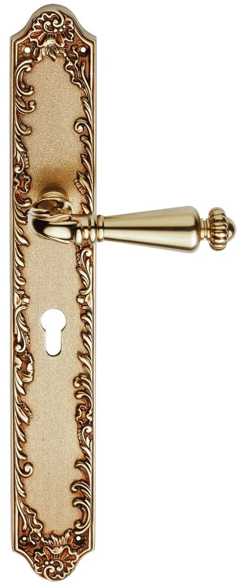 Casa Padrino Barock Türgriff Set Französisches Gold 15,1 x H. 40,6 cm - Barock Kollektion