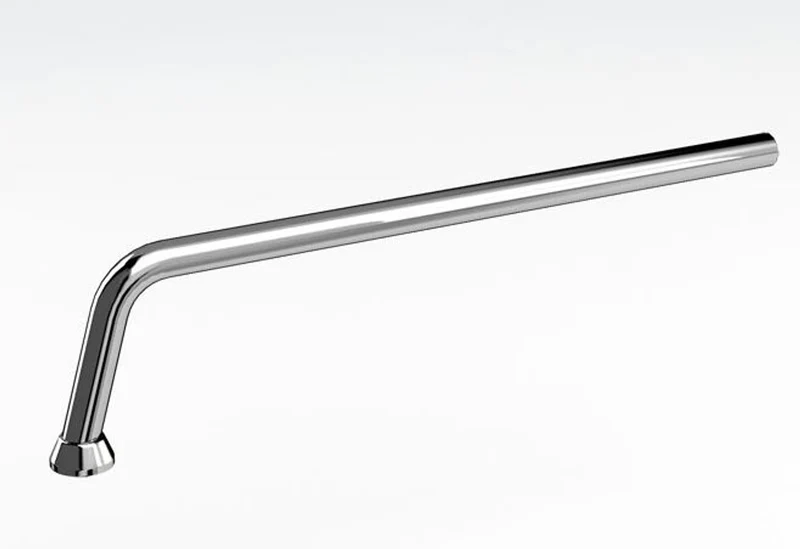 Ablaufrohr Chrom für Nostalgie Badewanne Naturstein freistehend 1700mm BCha - Ablauf Rohr