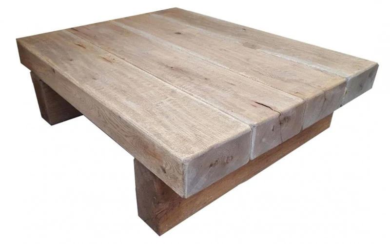 Luxus Garten Möbel Set Eiche Massiv - schwere Ausführung - 3er, 2er, 1x + Tisch - Massivholz rustikal - Lounge Set