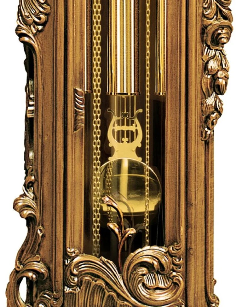 Casa Padrino Luxus Barock Standuhr Braun / Gold - Prunkvolle Massivholz Pendeluhr im Barockstil - Barock Interior - Barock Standuhren - Luxus Qualität - Made in Italy