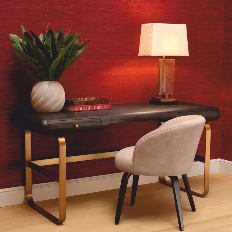 Casa Padrino Luxus Tischleuchte Vintage Messing / Schwarz H. 69 cm - Luxus Leuchten