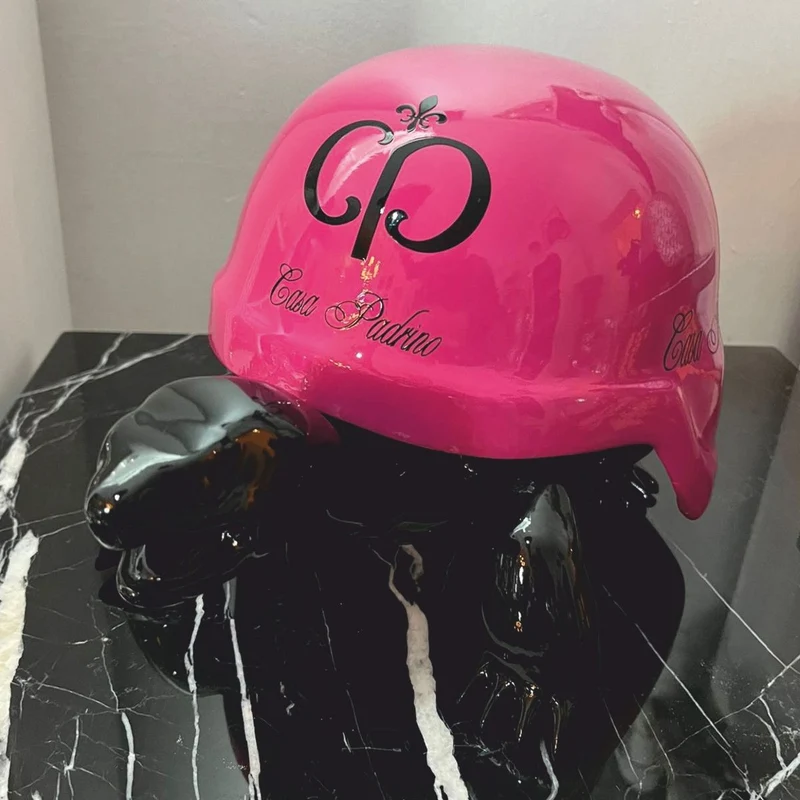 Casa Padrino Luxus Deko Figur Schildkröte Schwarz / Pink 40 cm - Deko Skulptur