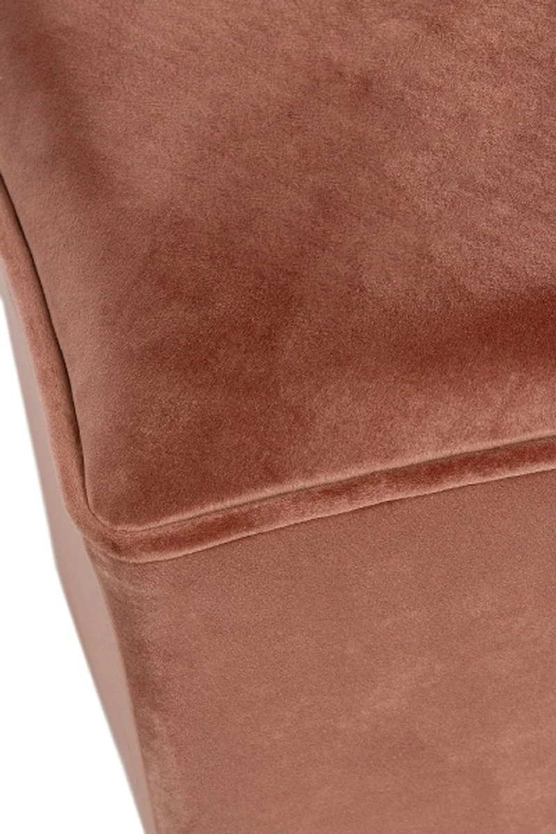 Casa Padrino Designer Herz Sitzhocker Rosa 46 x 40 x H. 54 cm - Herzförmiger Luxus Deko Hocker