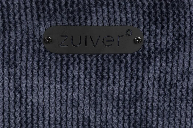 Tresenhocker BENSON DARK BLUE von ZUIVER mit trendigen Cordstoff