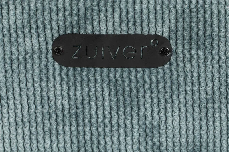 Barhocker BENSON GREY BLUE von ZUIVER mit trendigen Cordstoff