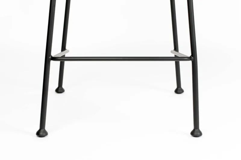 Barhocker BENSON GREEN von ZUIVER mit trendigen Cordstoff