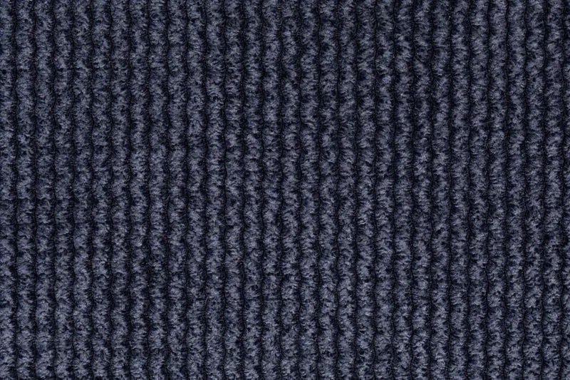 Esszimmerstuhl BENSON DARK BLUE von ZUIVER mit trendigen Cordstoff