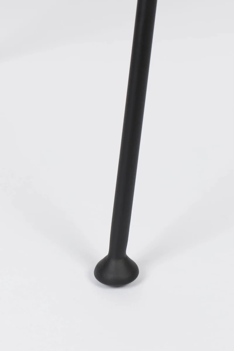 Esszimmerstuhl FAB BLACK mit perforierten Kunstleder von ZUIVER