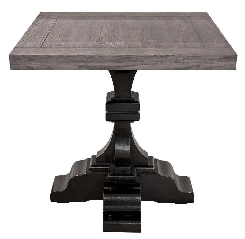 Casa Padrino Bistrotisch Massivholz 80 x 80 x H 78 cm - Cafe Tisch Gastronomie Restaurant