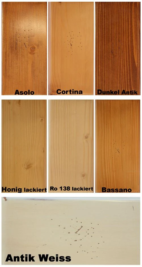 Eckbank KUFSTEIN Truhenbank Fichte massiv mit gefrästen Füllungen