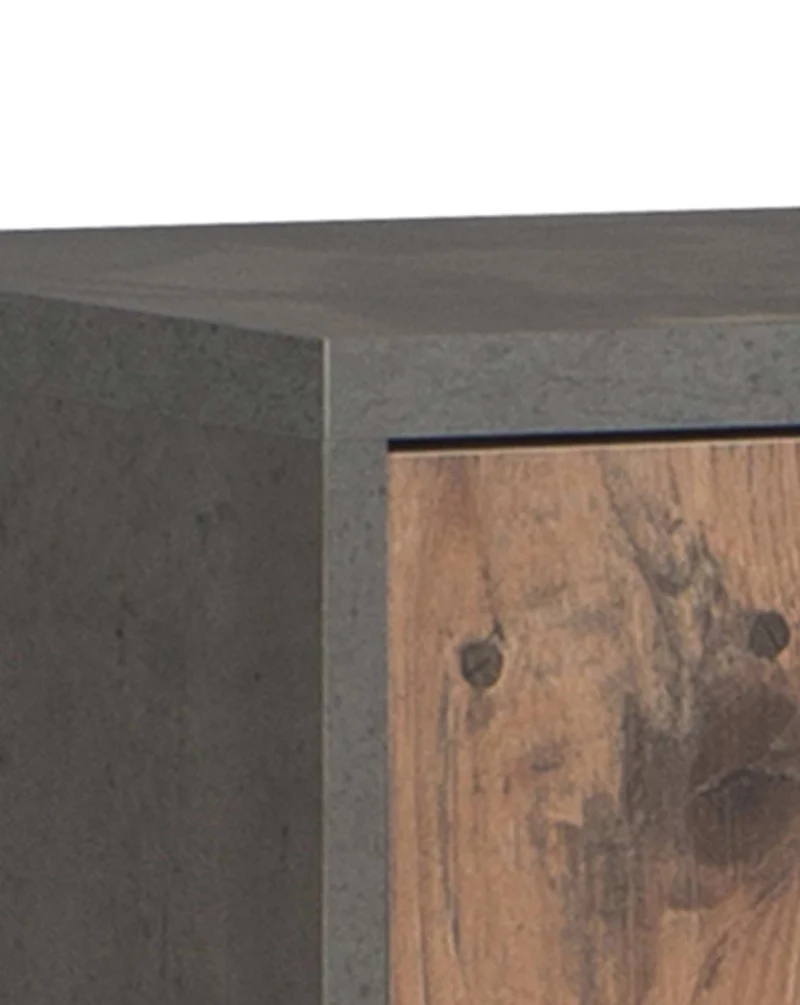 Kommode BEST CHEST K233 5-trg. 2 Schubladen Optik: Old Wood Vintage