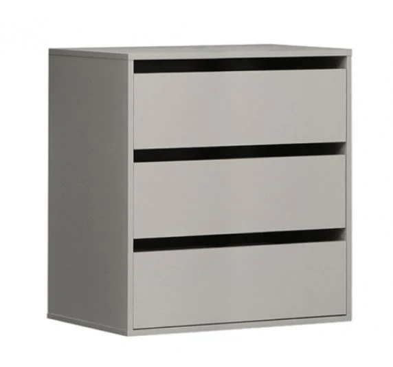 Schubladenblock breit passend zu Kleiderschrank, 3 Schubladen