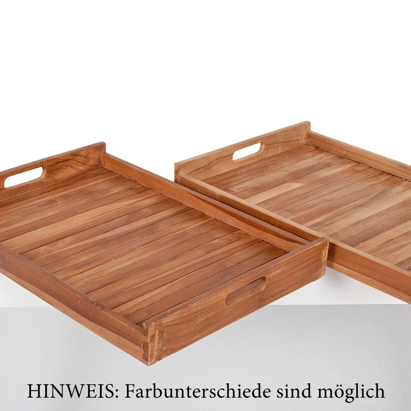 Teak Tablett BANDEJA-BIG Natural ca. L60cm