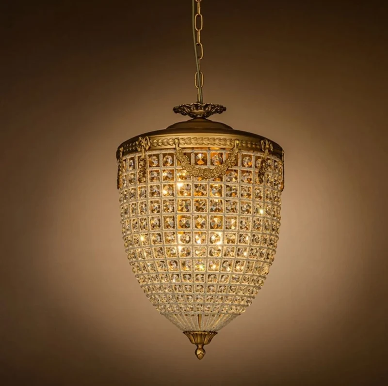 Casa Padrino Barock Kristall Kronleuchter Gold Ø 38 x H. 65 cm - Barock Leuchten
