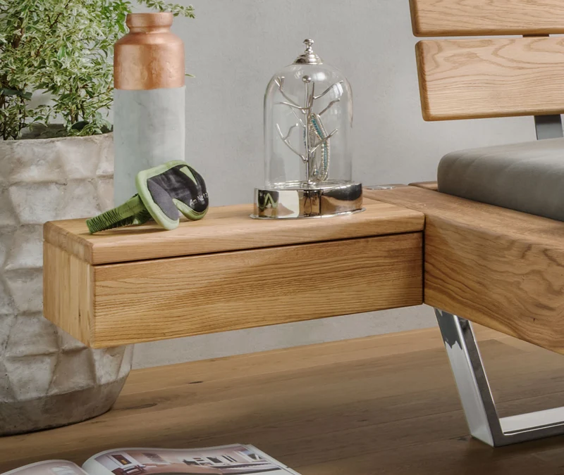 Hänge Nachtkommode Basel mit Schublade Links und rechts verwendbar