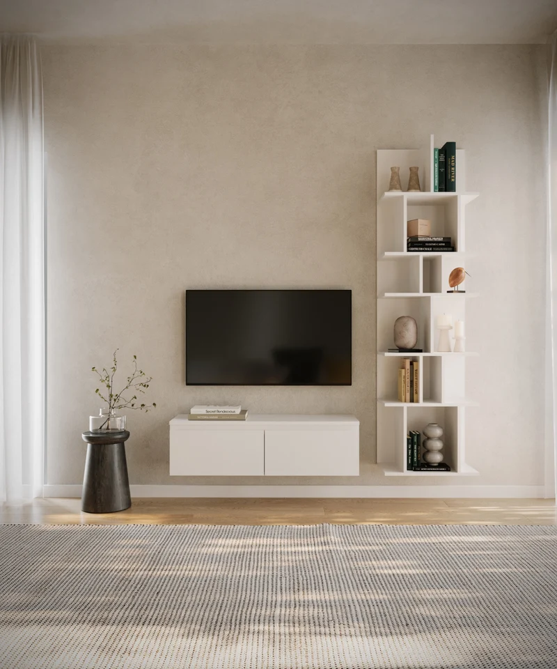 Offenes Regal Bemmi 50 cm weiß