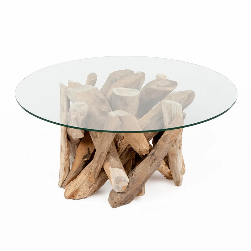 Teak Couchtisch TORA-rund ca. D90cm