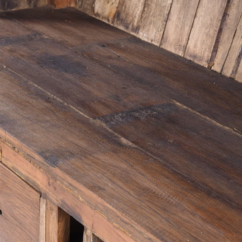 BARSCHRANK "PUREWOOD" | 150x110x55cm (BxHxT), Hausbar, Verkaufstresen | Farbe: 01 natur-vintage