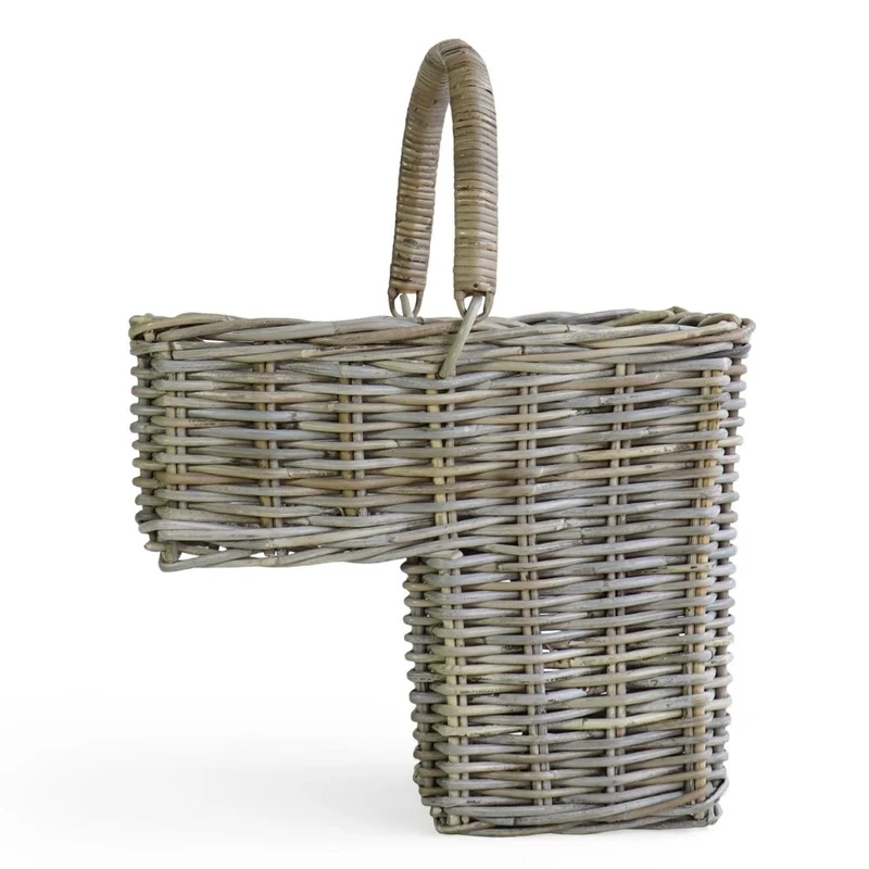 Treppen-Pflanzkorb VERONA natural ca.43cm Treppenkorb Kubu Grey
