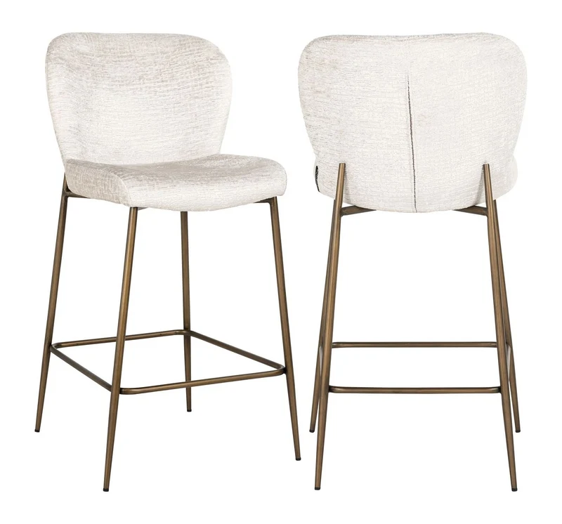Barhocker Darby Cream Fusion, gepolstert, für Küche & Theke